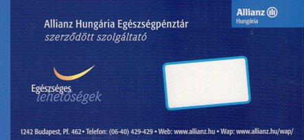 Allianz Hungaria egszsgpnztr szerzdtt partner